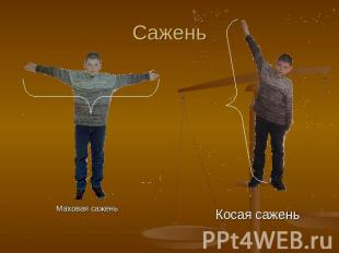 морфологический разбор слова сажень